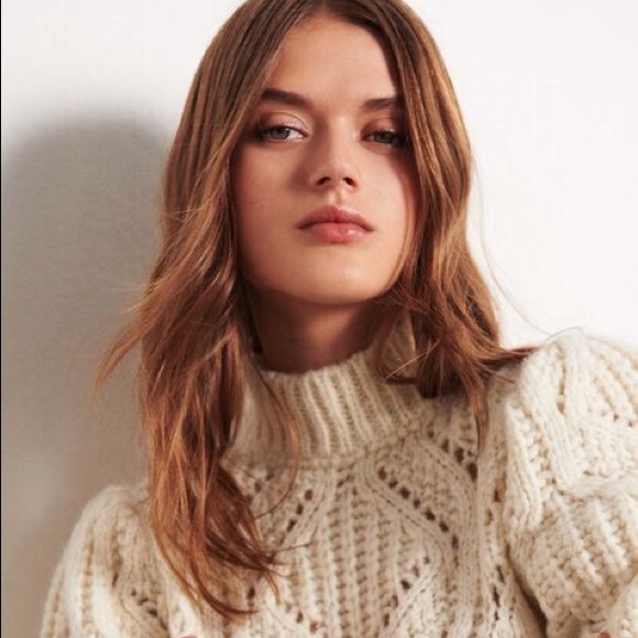 Ba&sh Sweater Pullover Ecru Cream - Picture 5 of 6